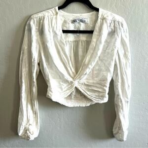 Zara Satin Cross front crop